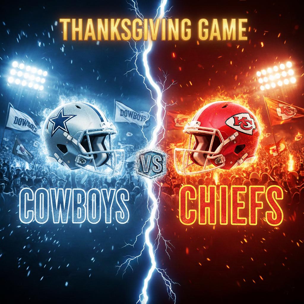Cowboys vs. Chiefs in a Thanksgiving Battle With Major Playoff Consequences