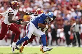 Russell Wilson, Giants fall familiarly flat in Week 1 loss to Commanders -  Yahoo Sports