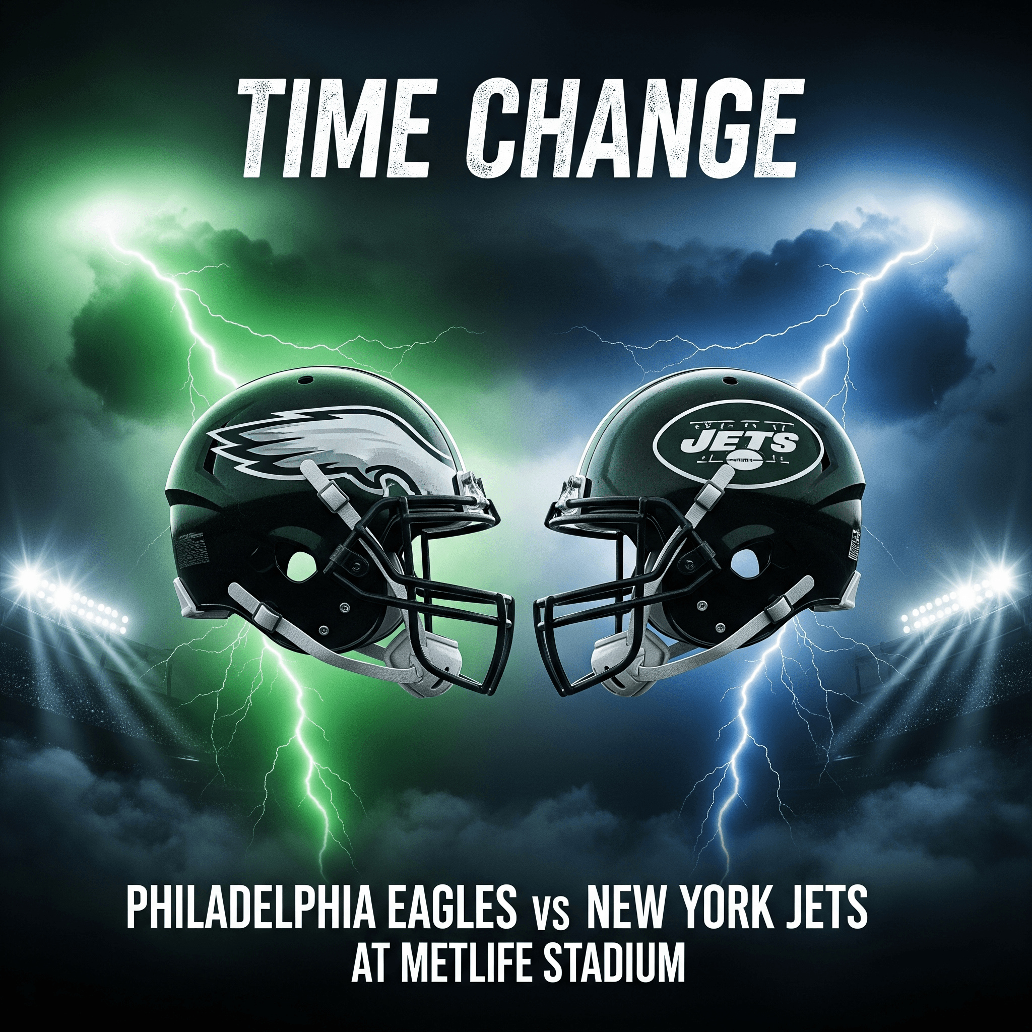 TIME UPDATE: Philadelphia Eagles vs. New York Jets - Preseason Week 3 Clash at MetLife Stadium