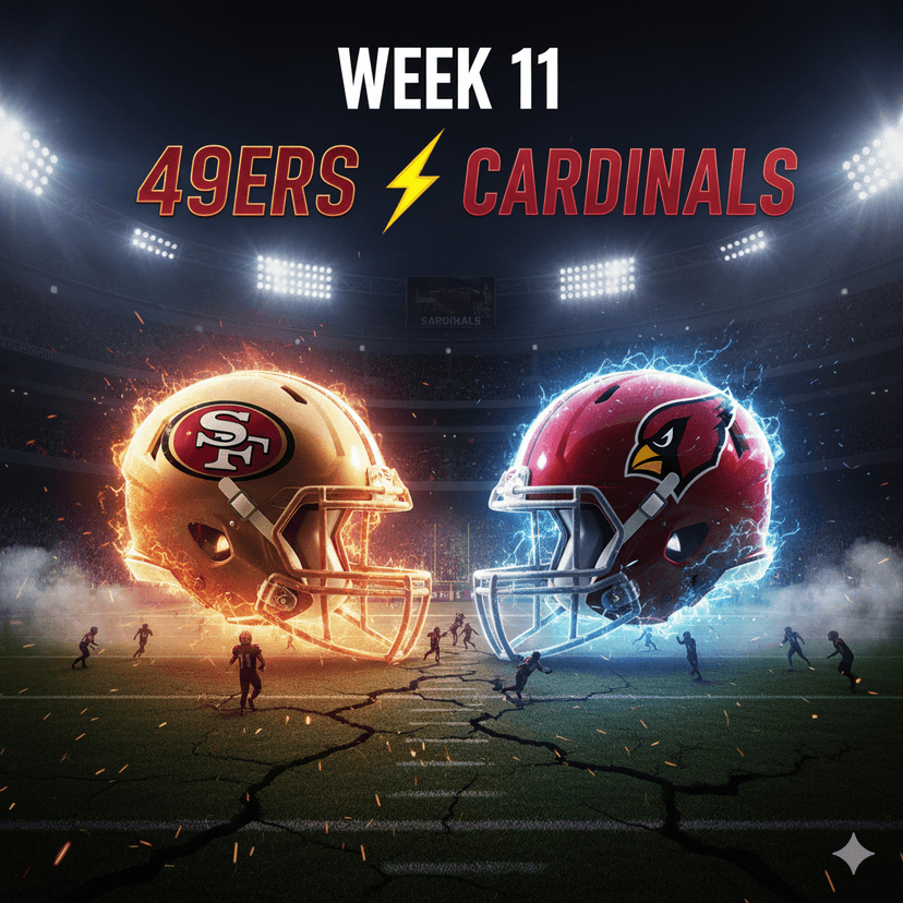 WEEK 11 SHOWDOWN 49ERS VS CARDINALS