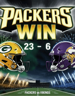 🧀 DOMINANT AT LAMBEAU: PACKERS CRUSH VIKINGS 23-6 TO STAY HOT IN THE NFC NORTH