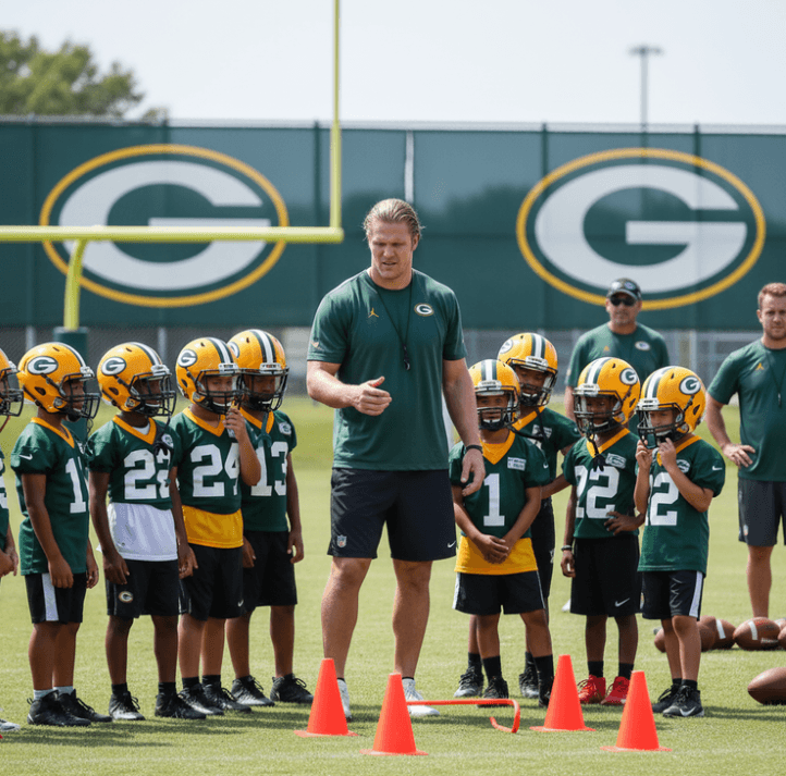 PACKERS LEGEND RETURNS TO LAMBEAU FIELD TO COACH KIDS FOR FREE “THEY DESERVE TO FEEL WHAT I ONCE FELT”