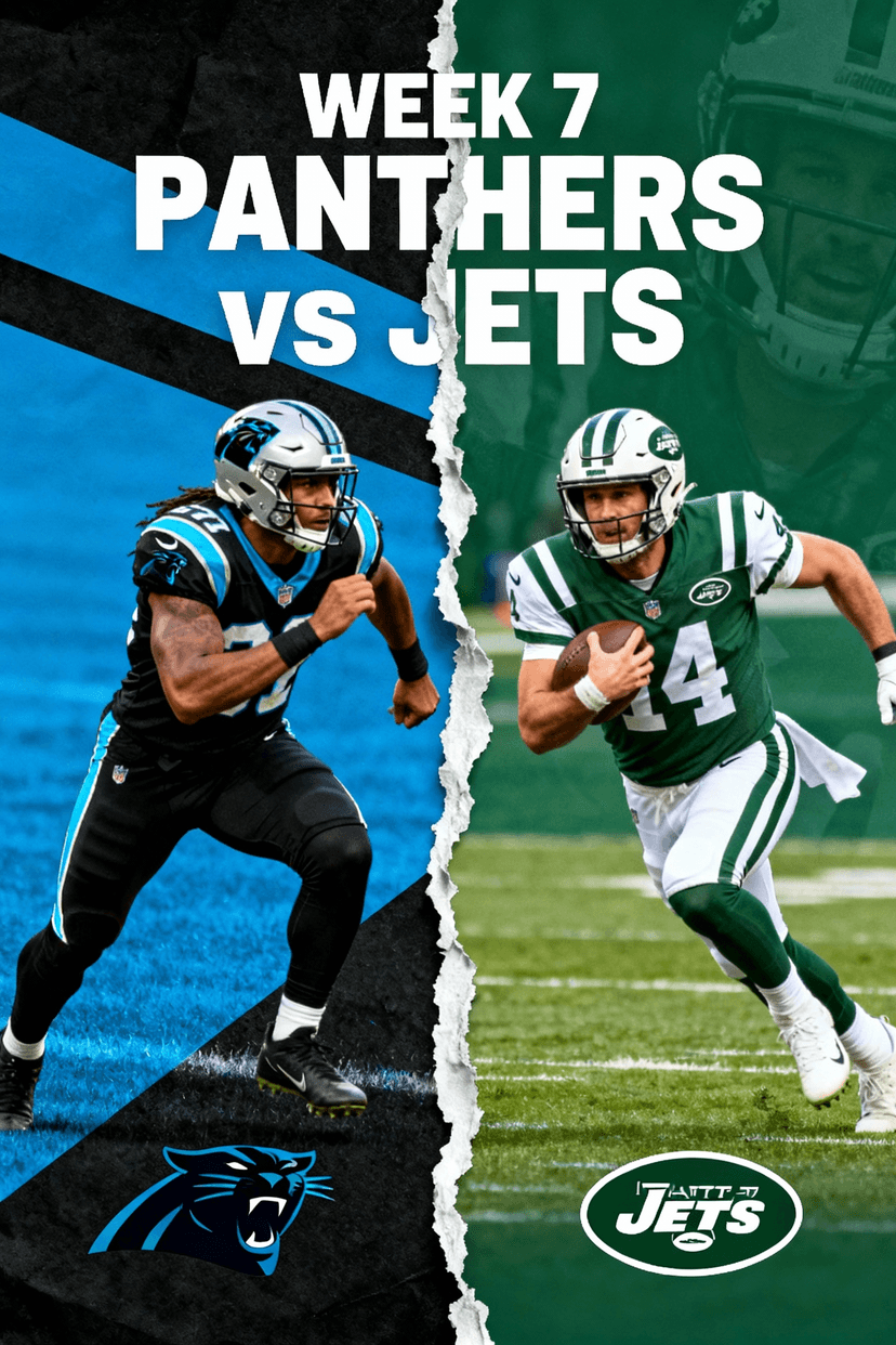 Carolina Panthers vs. New York Jets, NFL Week 7 2025 – Let’s Take Over MetLife!