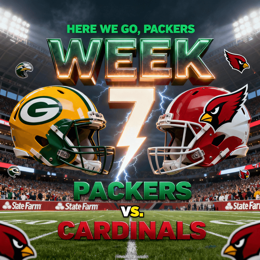 Packers vs. Cardinals – NFL Week 7 2025: Explosive Showdown Under the Desert Sun!