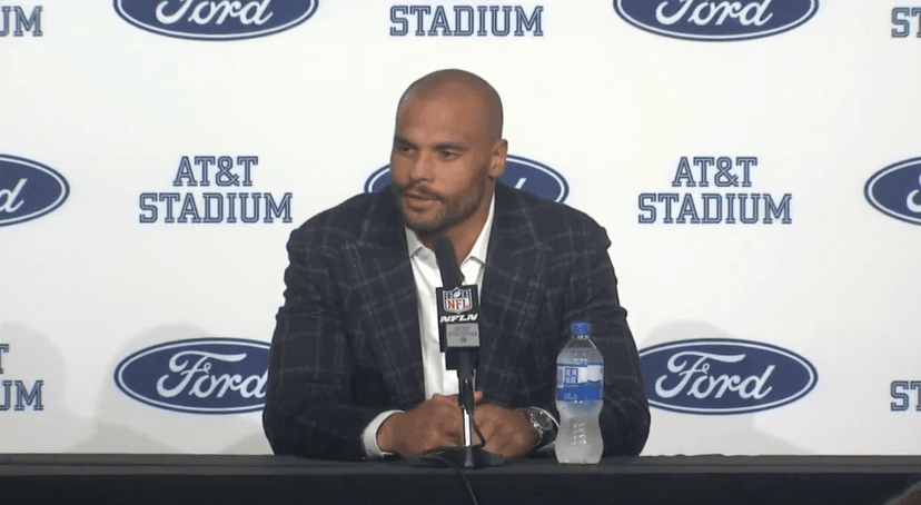 Dak Prescott 'Goes Crazy' Over Historic Tie: "I Can't Accept This, It's the First Time in My Career!