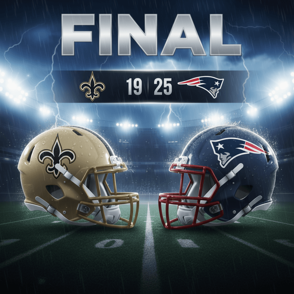 New Orleans Saints Lose to New England Patriots in NFL Week 6 2025