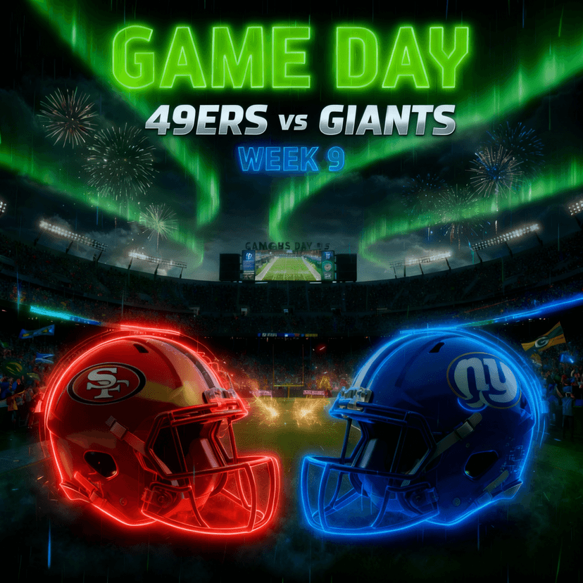 WEEK 9 GAME PREVIEW: SAN FRANCISCO 49ERS VS NEW YORK GIANTS – BATTLE AT METLIFE STADIUM