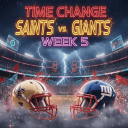 TIME UPDATE: SAINTS VS GIANTS, A CRITICAL NFC SHOWDOWN! SUNDAY AFTERNOON BLOCKBUSTER!
