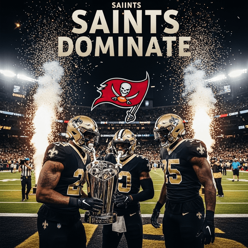 ⚜️ 6 Reasons the New Orleans Saints Are Poised to Defeat the Buccaneers in Week 8