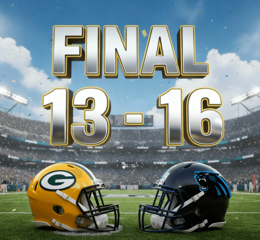 PACKERS FALL AT HOME: A HEARTBREAKING 13–16 LOSS TO THE PANTHERS