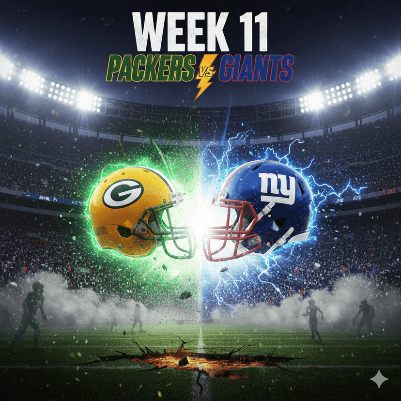 WEEK 11 SHOWDOWN PACKERS VS GIANTS