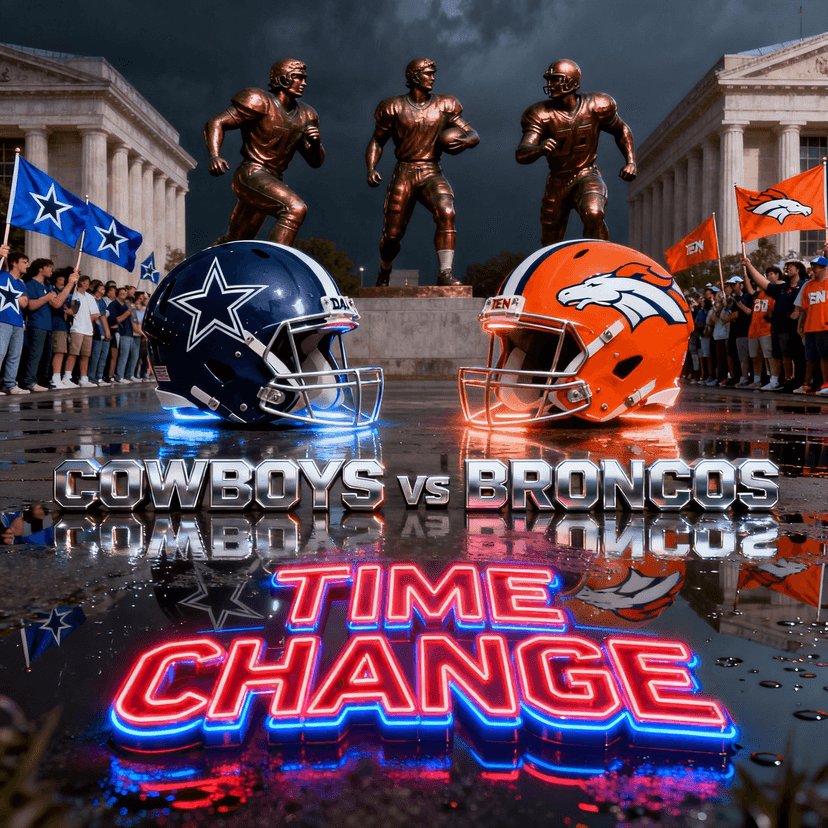 Cowboys vs Broncos Week 8 2025 Time Change at Empower Field at Mile High: Game Details and Fan Rally