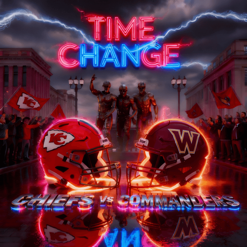  Chiefs vs Commanders Week 8 Game Time Change: How to Watch and More