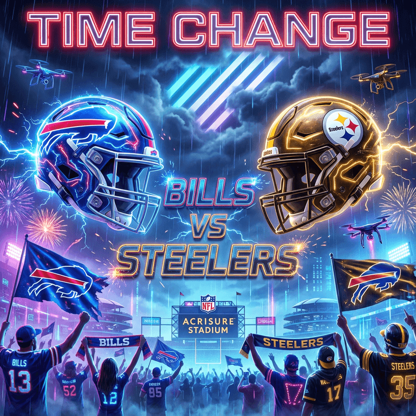 Time Change In Week 13: Bills vs Steelers Adjusts Around A White Thanksgiving Storm