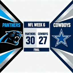 Carolina Panthers 30 – Dallas Cowboys 27: A Thrilling Battle and the Controversial Field Goal in the Final 3 Seconds