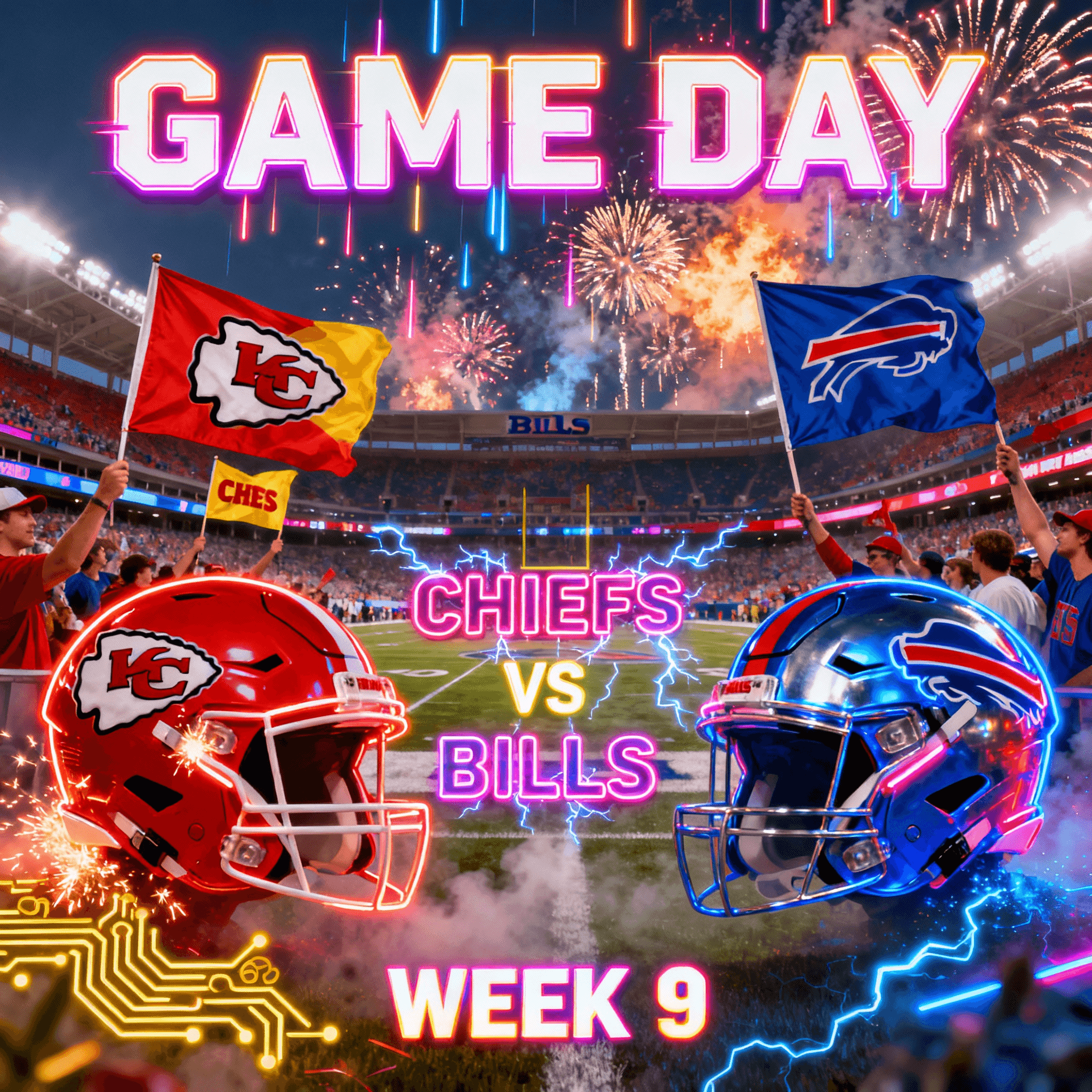 CHIEFS KINGDOM, IT’S GAME DAY - Kansas City Gears Up for a Fierce Battle vs the Buffalo Bills, It’s a Great Day to Fight for the Crown at Highmark Stadium