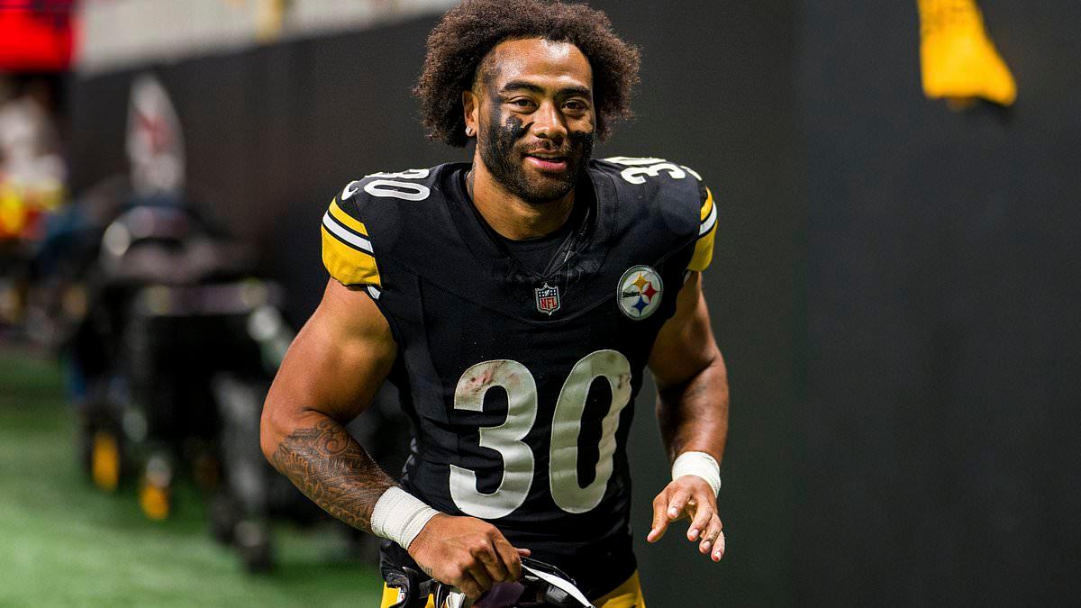 Steelers RB Jaylen Warren fined $48k for illegal hit against the Browns...  despite not being penalized during the game | Daily Mail Online