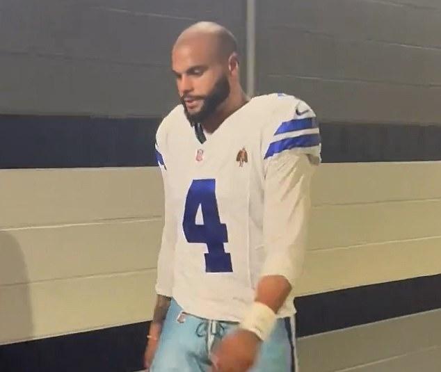 Dak Prescott sends furious five-word message to Cowboys fans after loss to  the Ravens | Daily Mail Online