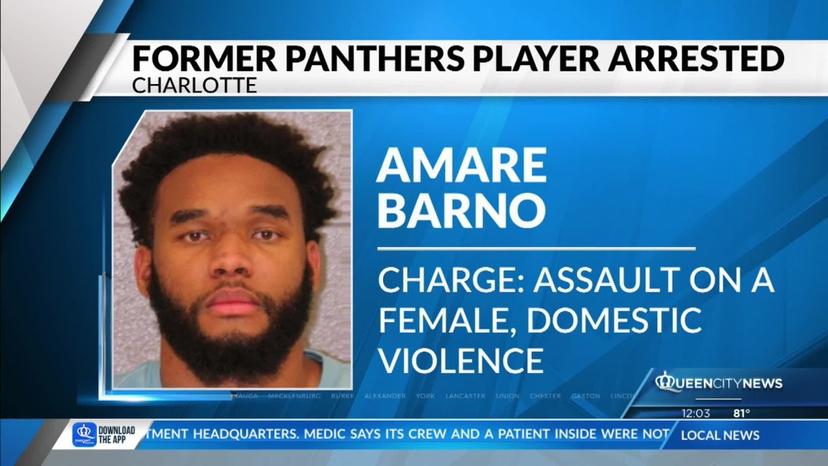 Former Panthers Defensive End Amare Barno Entangled in Shocking Domestic Violence Scandal in Charlotte
