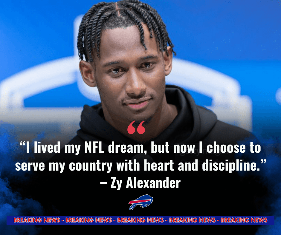 Bills Rookie Retires to Join the Military and Serve His Country