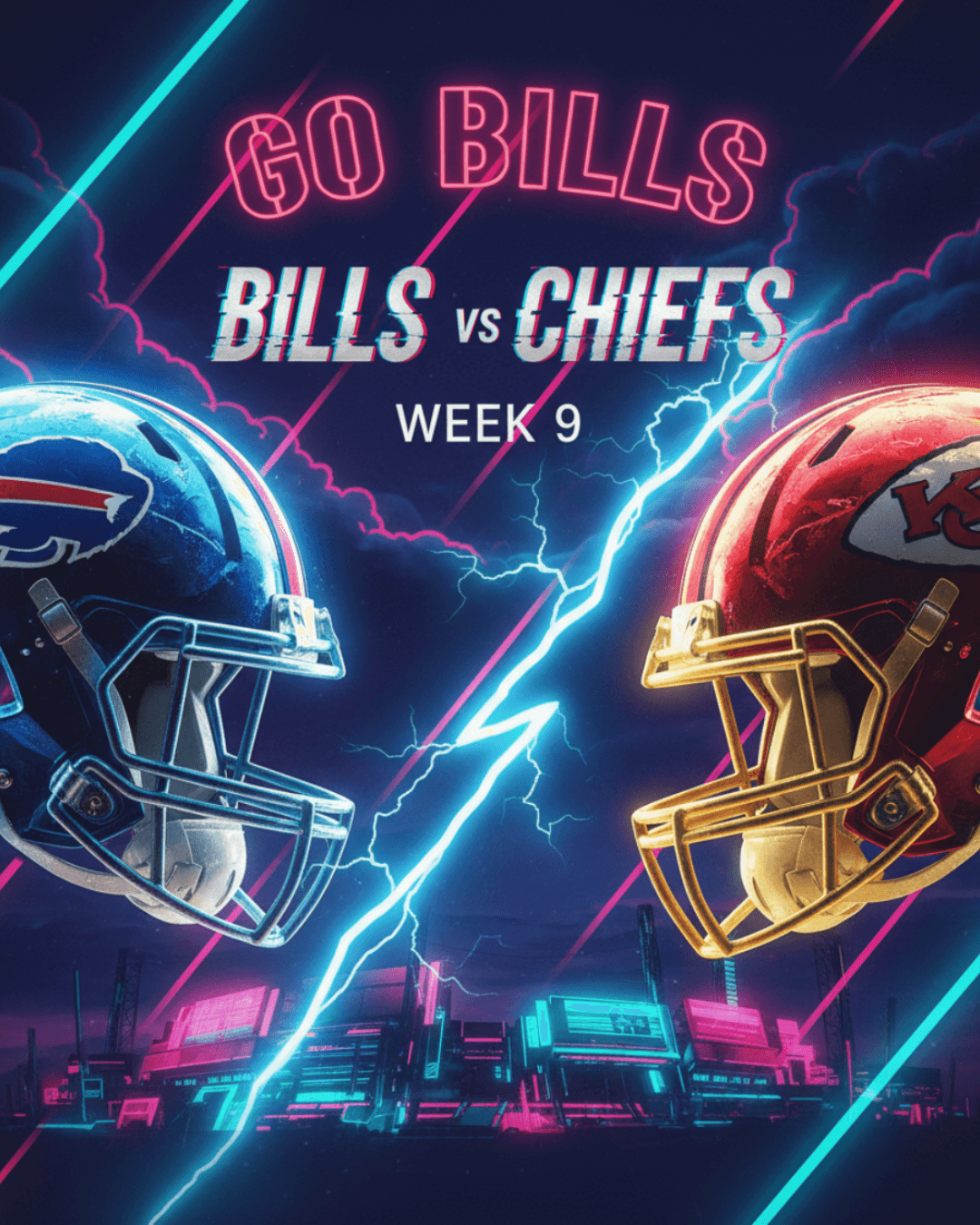 Game Information for Week 9: Buffalo Bills vs. Kansas City Chiefs (2025 NFL Season)