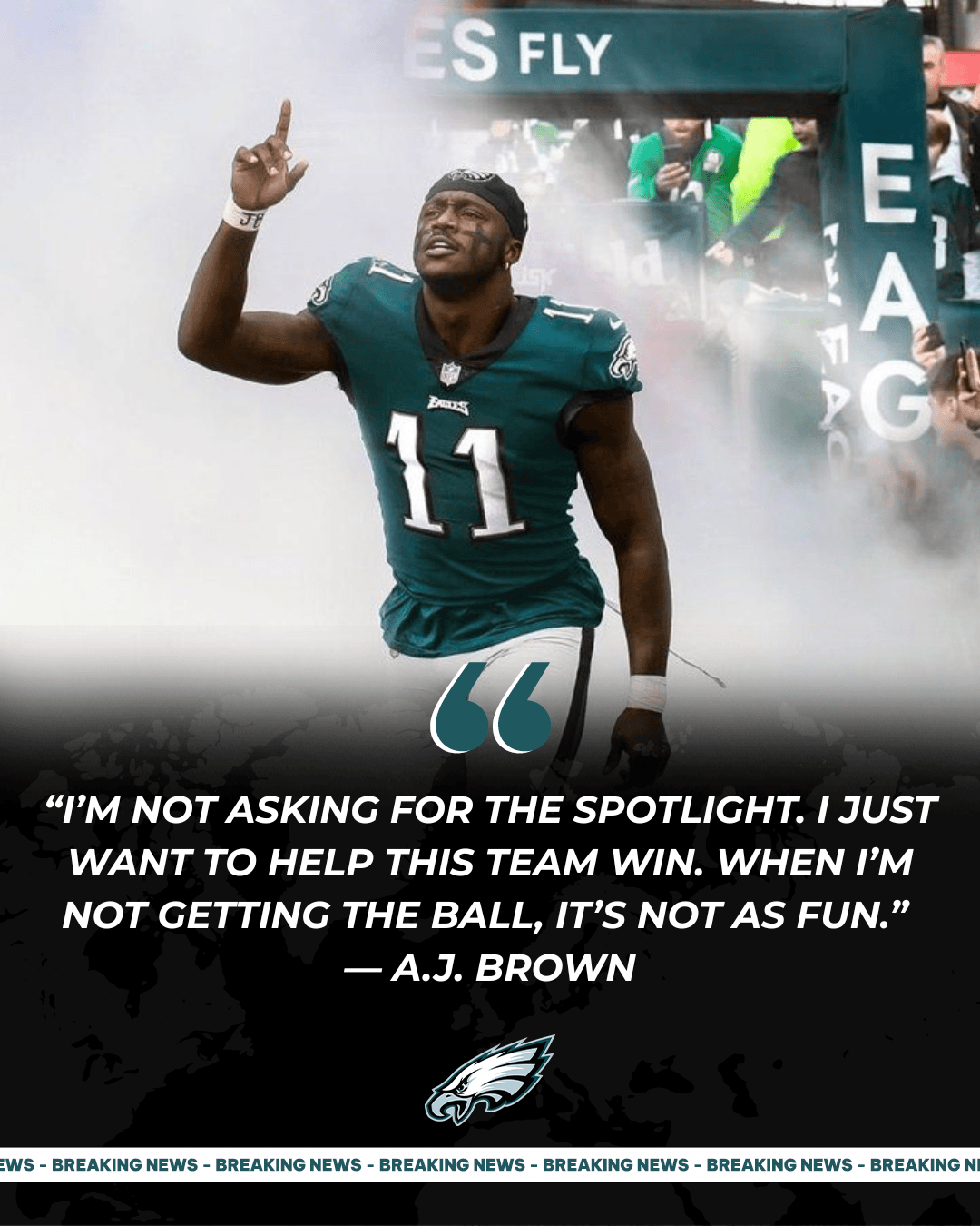A.J. Brown PANICS Amid Trade Rumors, Calls Out Eagles: “I’m Not Angry, I Just Want to Help This Team Win”