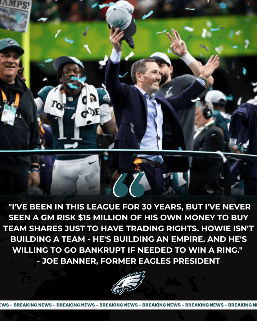 Roseman Invests $15M Personal Money For Eagles Stake - Jaelan Phillips "Spies" On Playbook Before Trade: Saquon Cuts $3M Salary