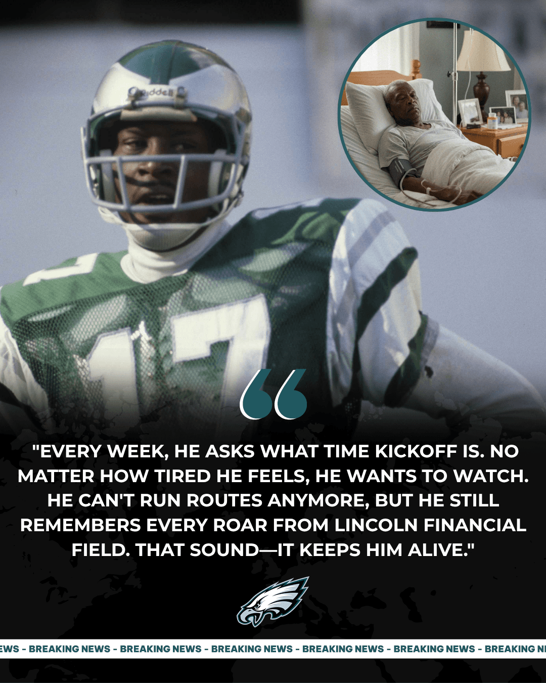 Eagles Legend Harold Carmichael Battles After Stroke But Never Misses a Game – Family Shares His Undying Love for Philadelphia