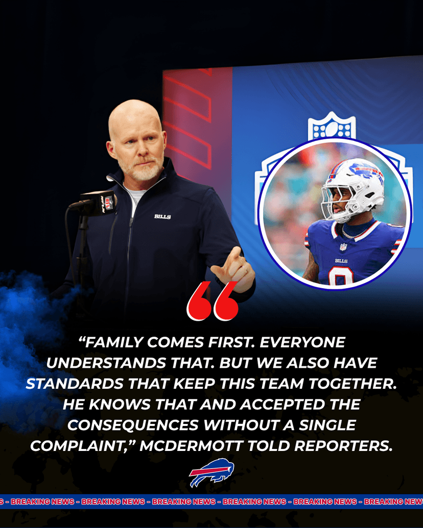 Bills Shocked as Rookie Receiver Leaves Midgame After Sudden Family Emergency, Team Confirms Internal Discipline Is Coming