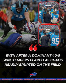 Postgame Chaos: Bills Lineman Sparks Violent Scuffle After Panthers Win