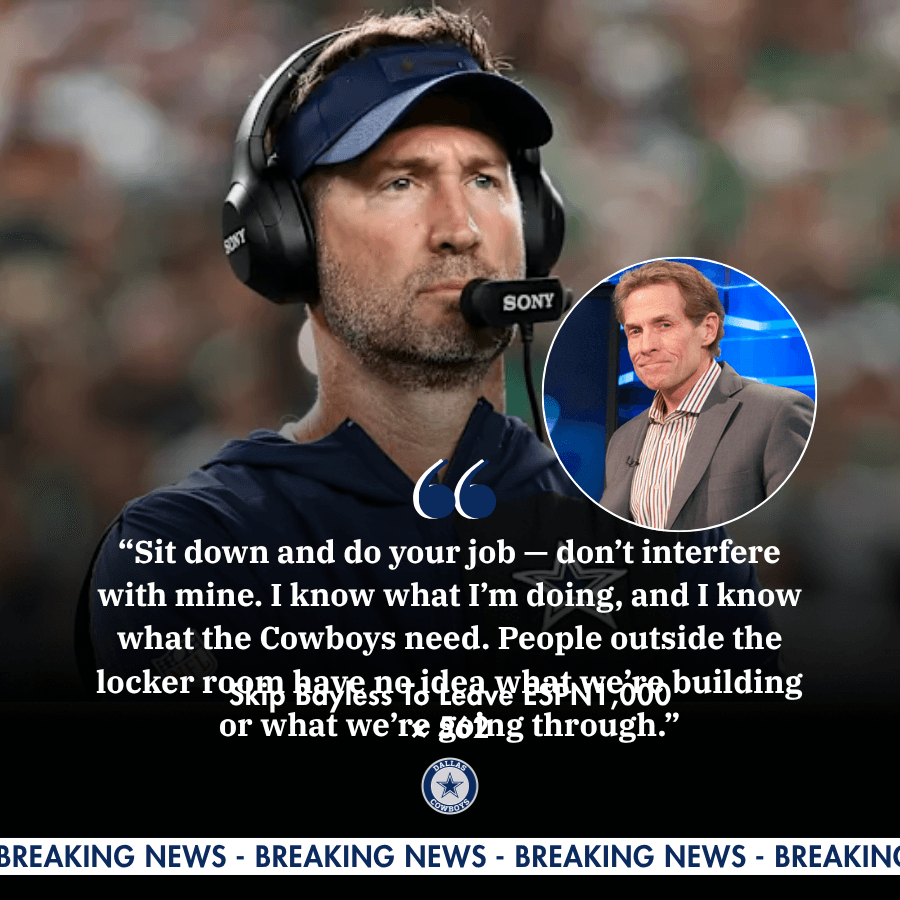 Cowboys OC Brian Schottenheimer Fires Back at Skip Bayless: “Sit Down and Do Your Job — Don’t Interfere with Mine”