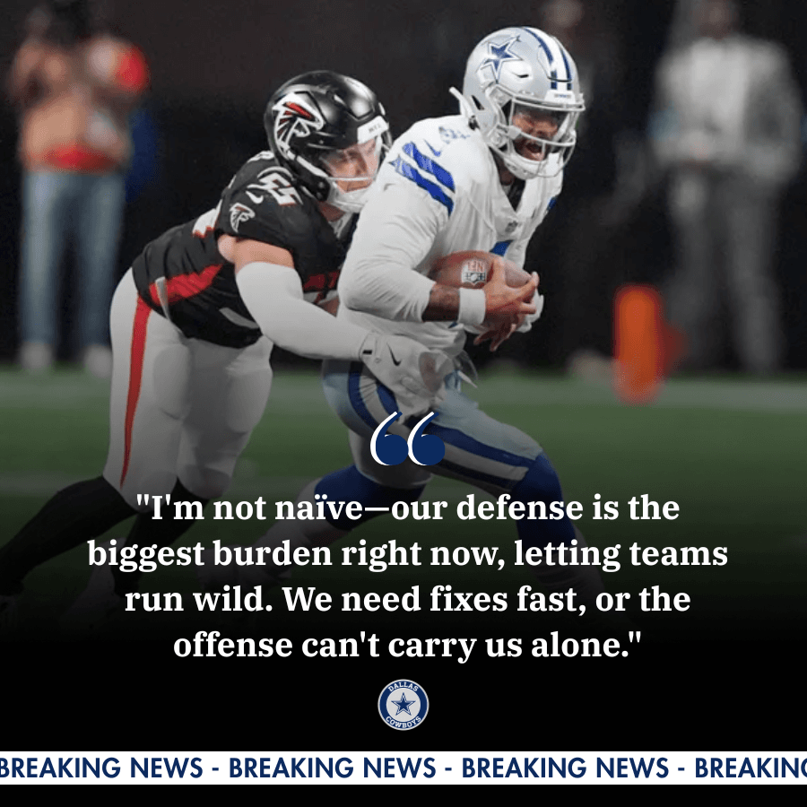 BREAKING NEWS: Cowboys Star QB Admits Defense is the Biggest Weakness