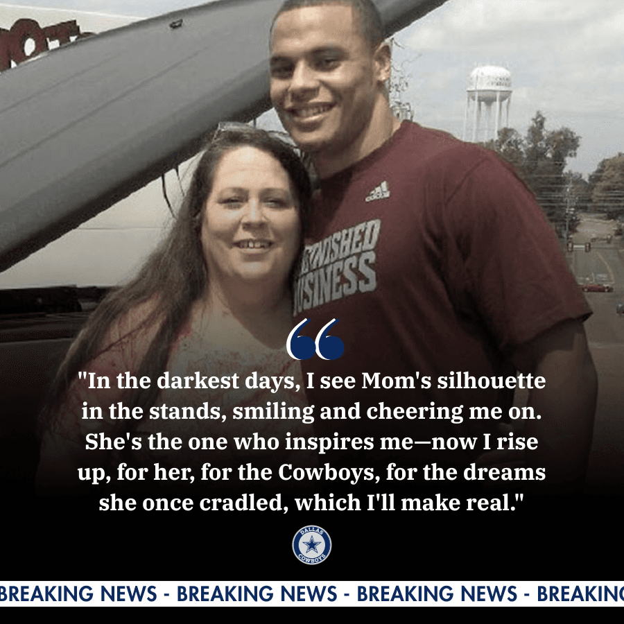 Cowboys Star QB Chokes Up Recalling Late Mother Before Cardinals Clash
