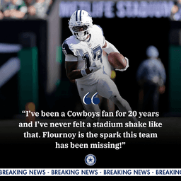 TOUCHDOWN! Ryan Flournoy runs through the defense to give the Dallas Cowboys the lead — AT&T Stadium erupts!