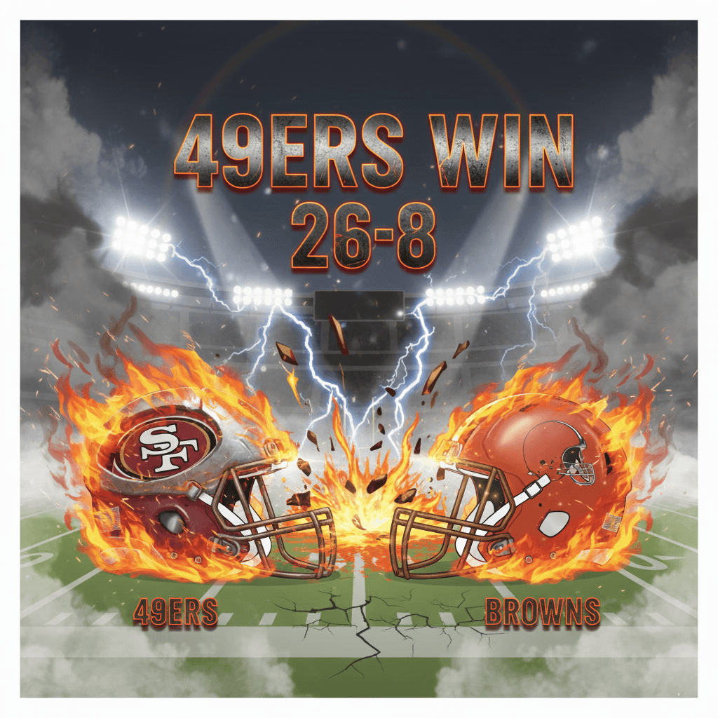 49ERS 26 – 8 BROWNS: Defense Dominates, Purdy Bounces Back, McCaffrey Delivers Again