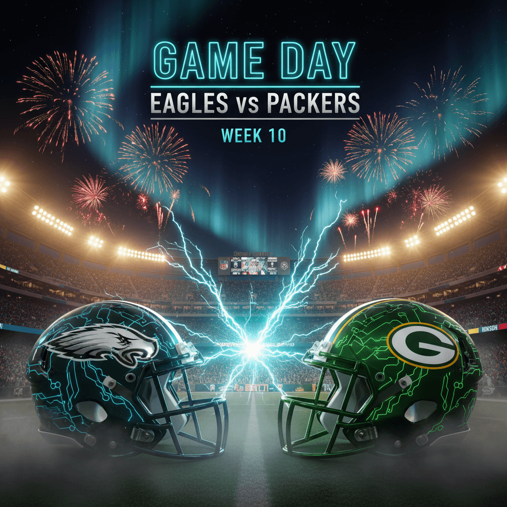 🦅 Everything Eagles Fans Need to Know: Eagles vs Packers – Monday Night Football, Week 10, 2025