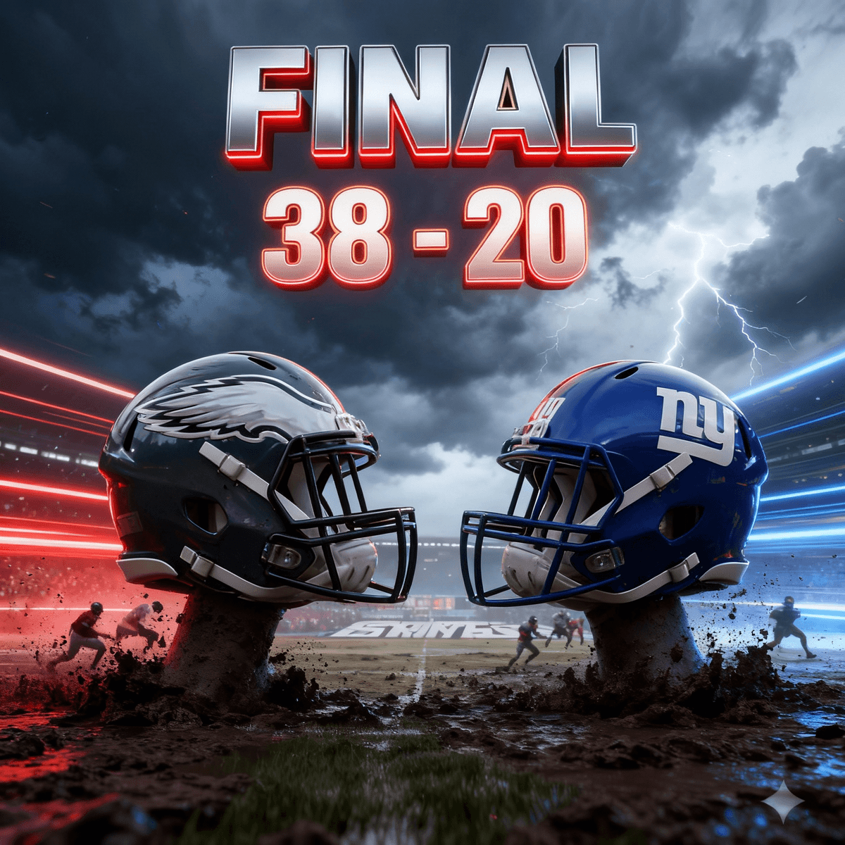 🏈 Week 8 NFL 2025 — Full Recap: Philadelphia Eagles 38, New York Giants 20