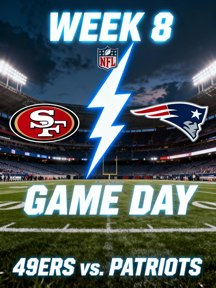 🏈 Week 8 Showdown: 49ers Face Texans in a High-Stakes Battle at NRG Stadium