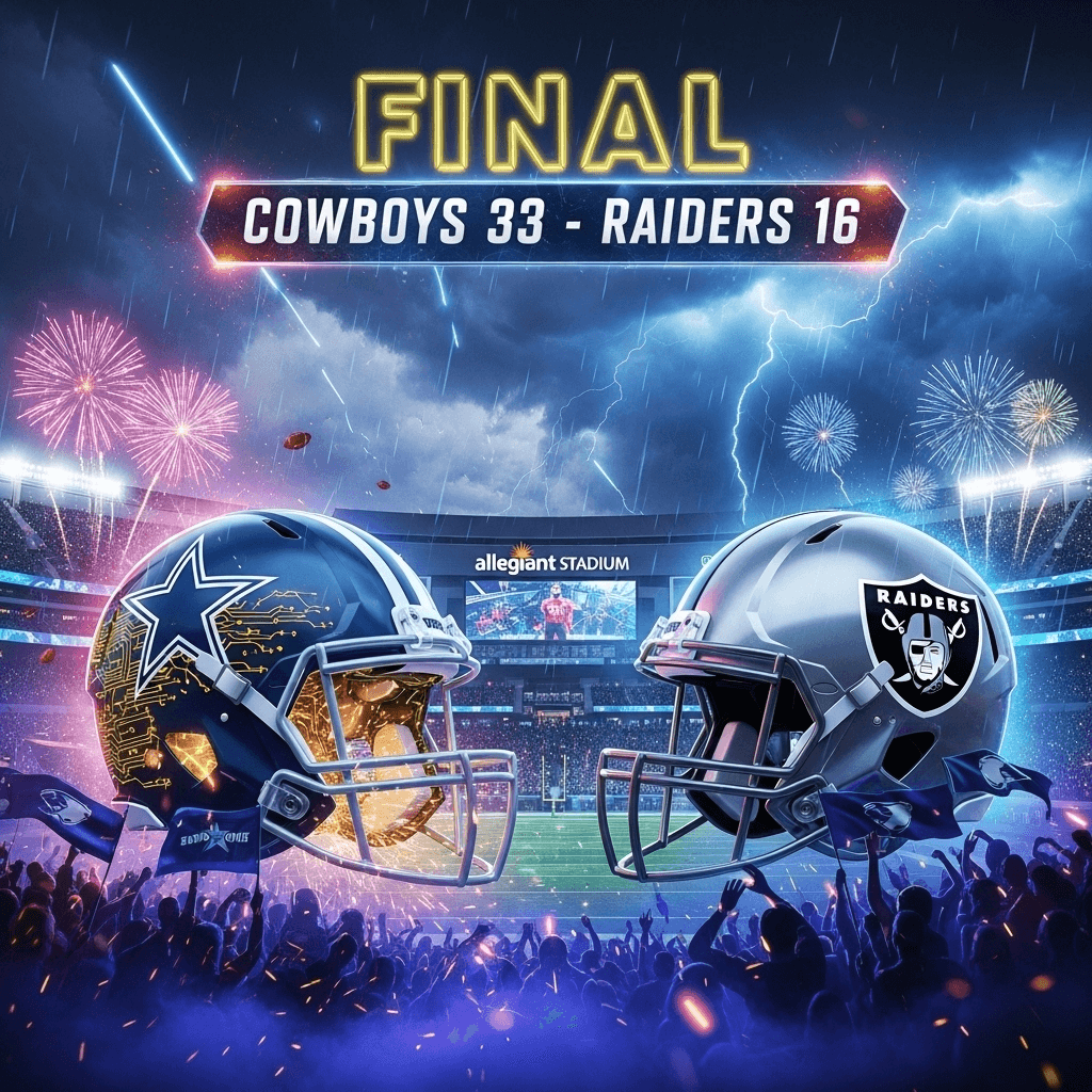 Week 11 Recap Cowboys vs Raiders: Cowboys Dominate Raiders 33 - 16 and Send a Powerful Message to the Entire NFL