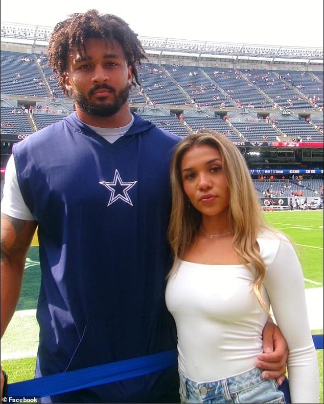 Girlfriend of Cowboys star Marshawn Kneeland breaks silence as she's seen for the first time since his suicide | Daily Mail Online