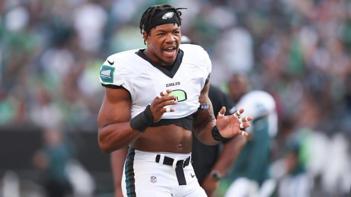 Nolan Smith Talks Spending Offseason With Aaron Rodgers at Eagles Training Camp