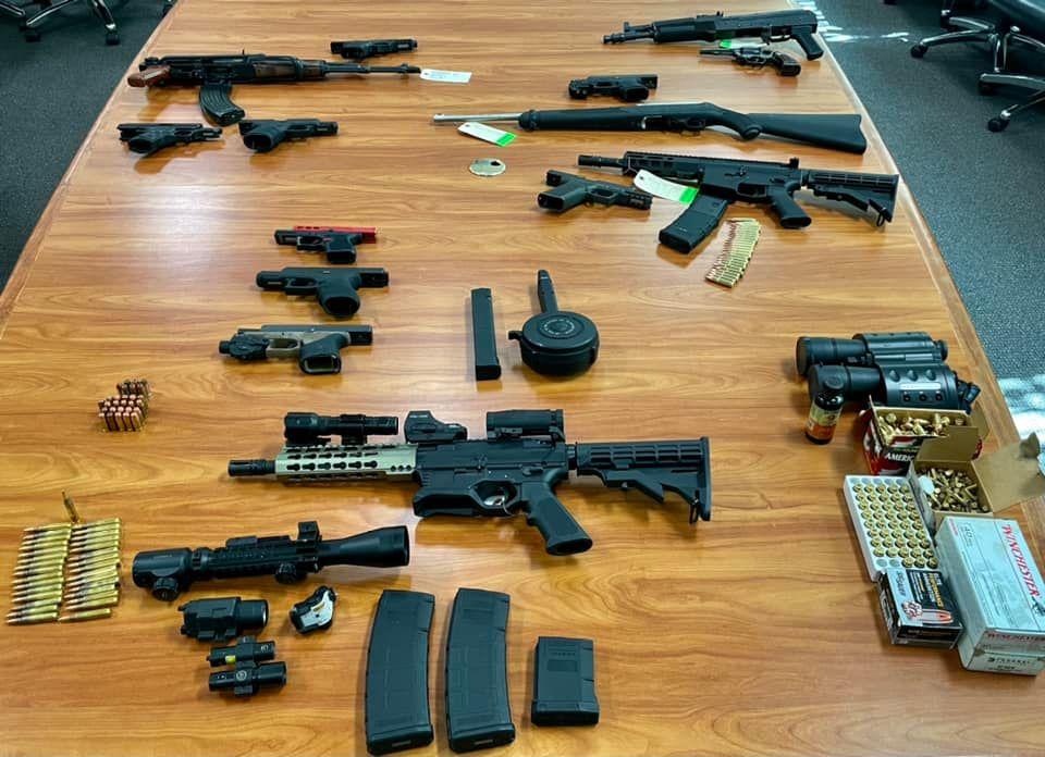 14 guns seized after five search warrants served simultaneously in Richmond - Richmond Standard