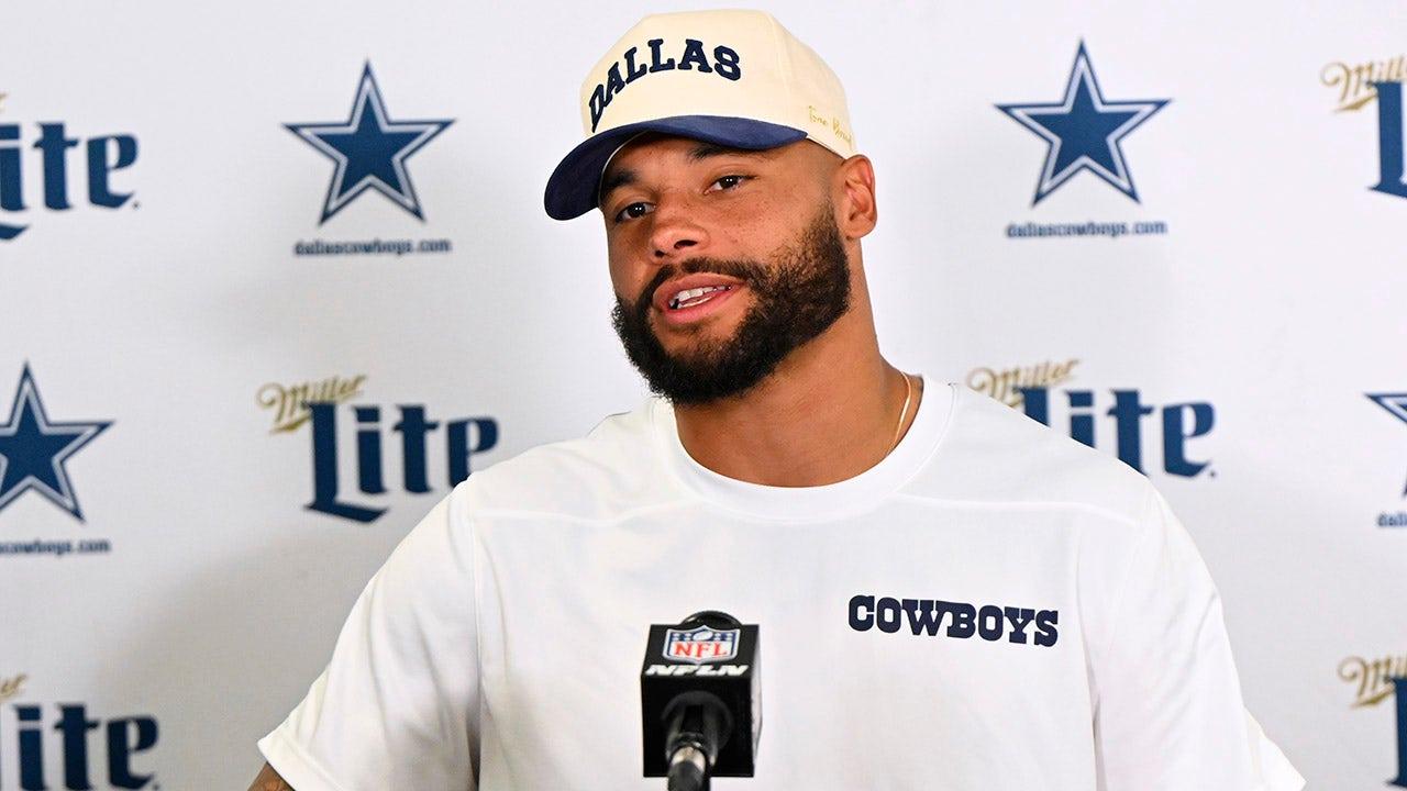 Cowboys 'Dak Prescott nói rằng anh ta có thể' chắc chắn 'chơi' hôm nay 'khi anh ta hồi phục sau chấn thương gân kheo